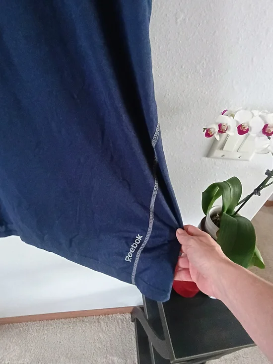 Reebok 2 Pack 3XL Athletic Performance Shirts Blue Navy Workout Bundle - Picture 5 of 11